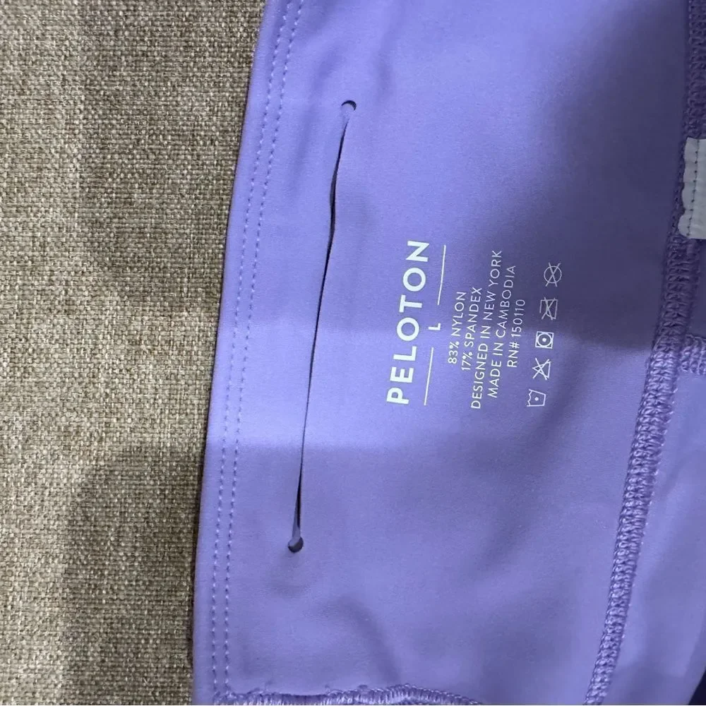 Peloton Essential Mid-Rise Capri Purple L